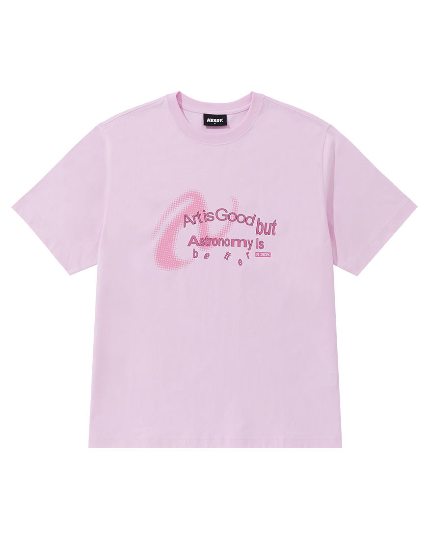 아스트로노미 반팔 티셔츠 핑크