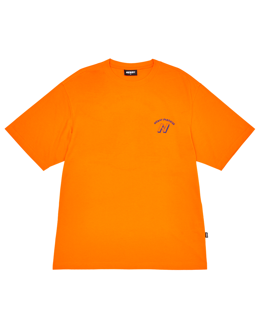 파라다이스 폴 반팔 티셔츠 오렌지